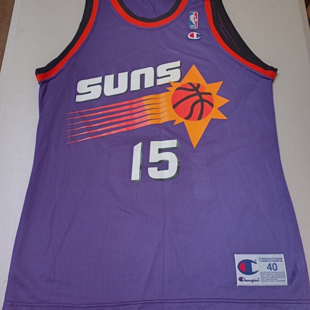 Champion Danny Manning Phoenix Suns NBA Basketball Jersey Adult Medium 40